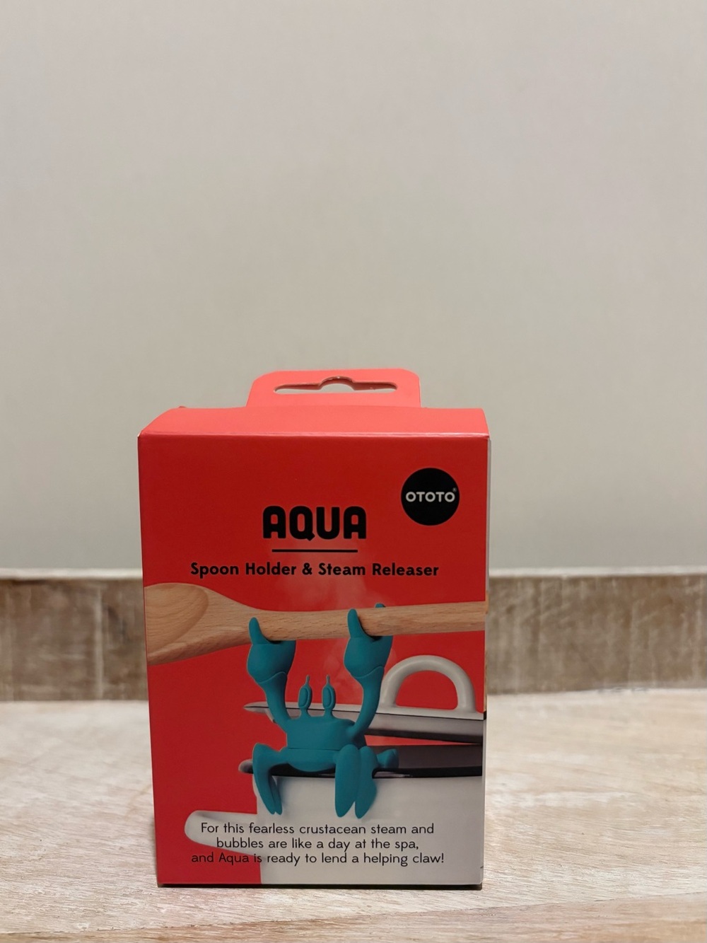 Aqua Teal Spoon Holder & Steam Releaser